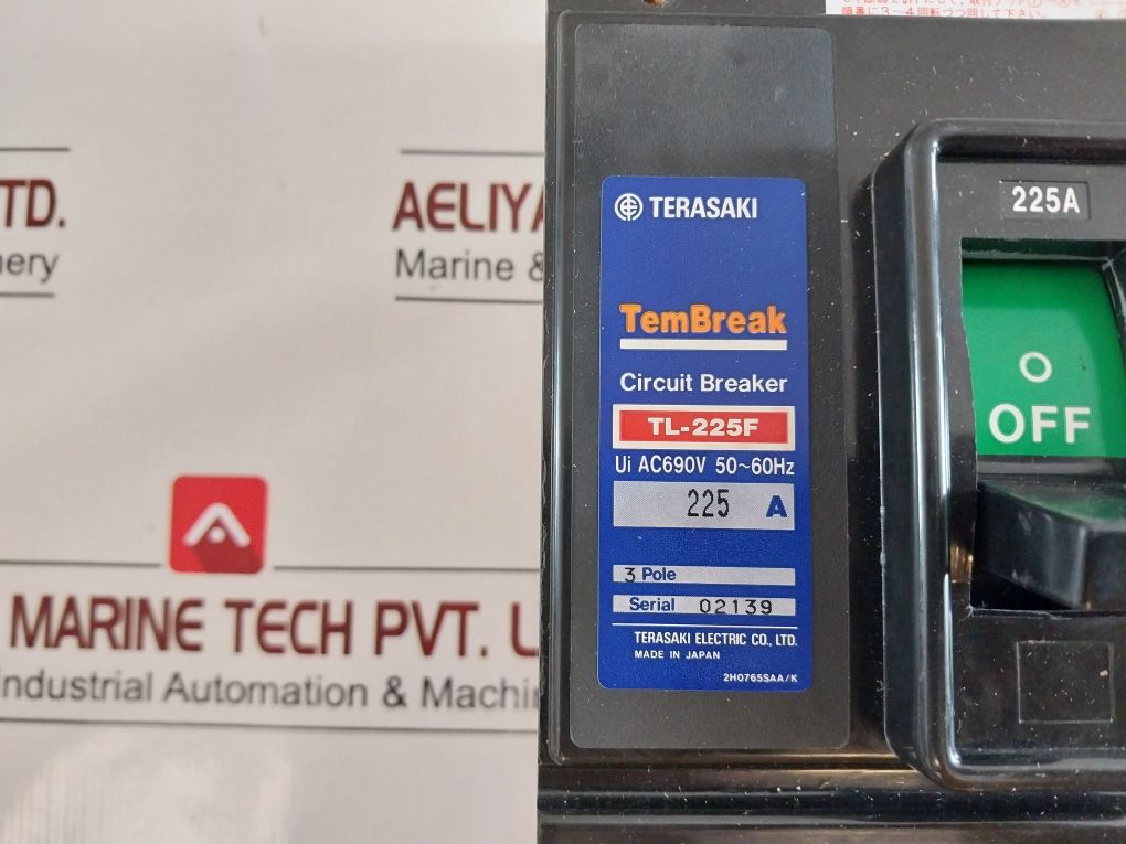 Terasaki Tl-225F Current Limiting Circuit Breaker 225A
