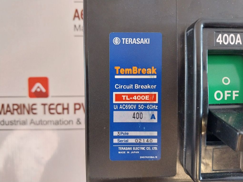 Terasaki Tl-400E 3-pole Circuit Breaker 400A
