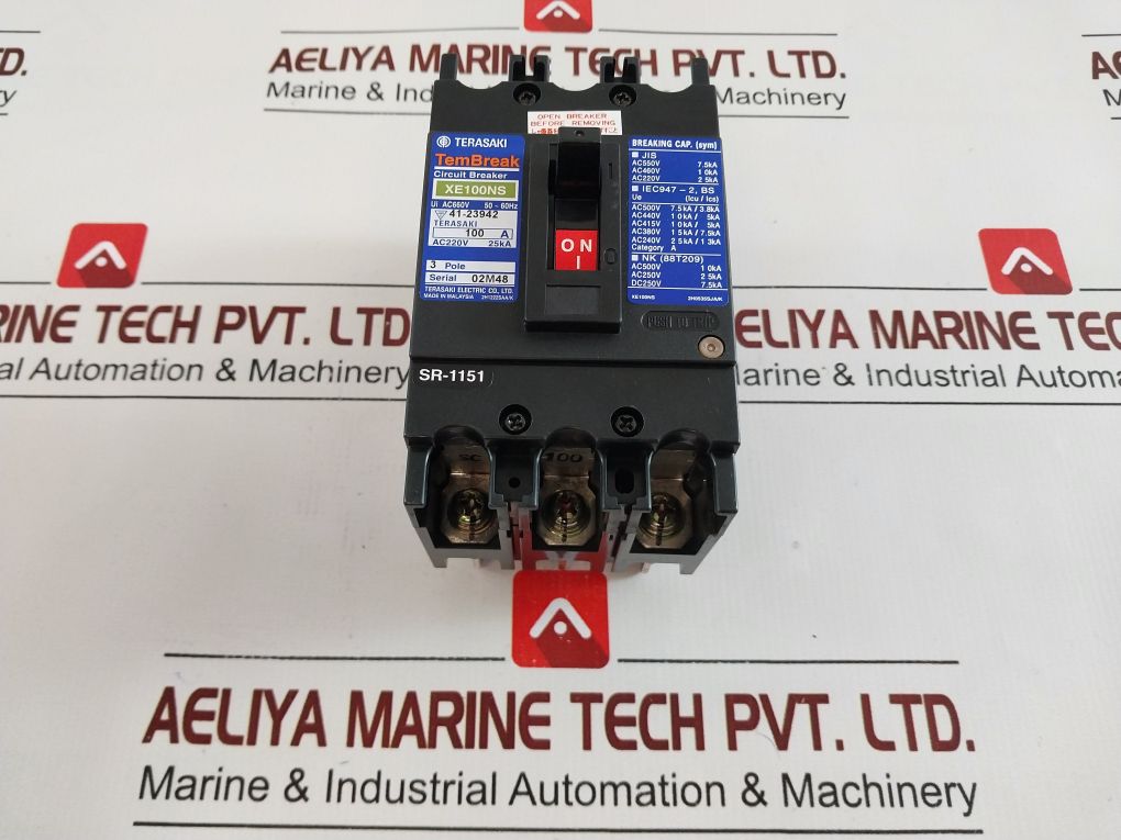 Terasaki Xe100Ns Tembreak Circuit Breaker 100A
