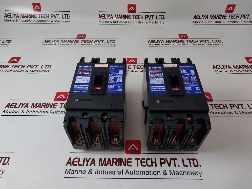 Terasaki Tembreak Xh100Ns Circuit Breaker 15A 690V Ac 3-pole