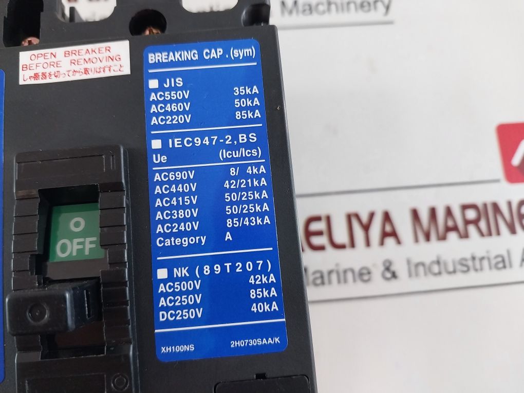 Terasaki Xh100Ns Circuit Breaker 100A