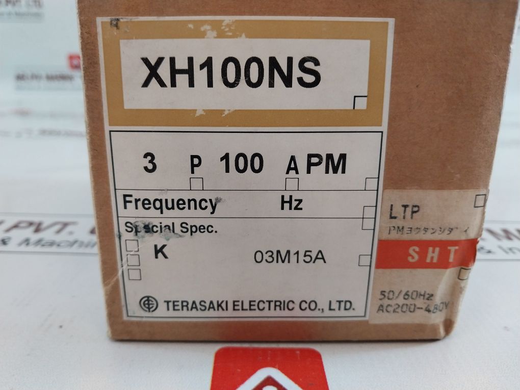 Terasaki Xh100Ns Circuit Breaker 100A