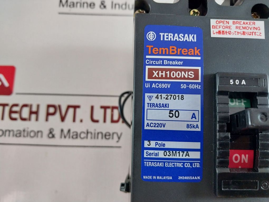 Terasaki Xh100Ns Circuit Breaker 50A
