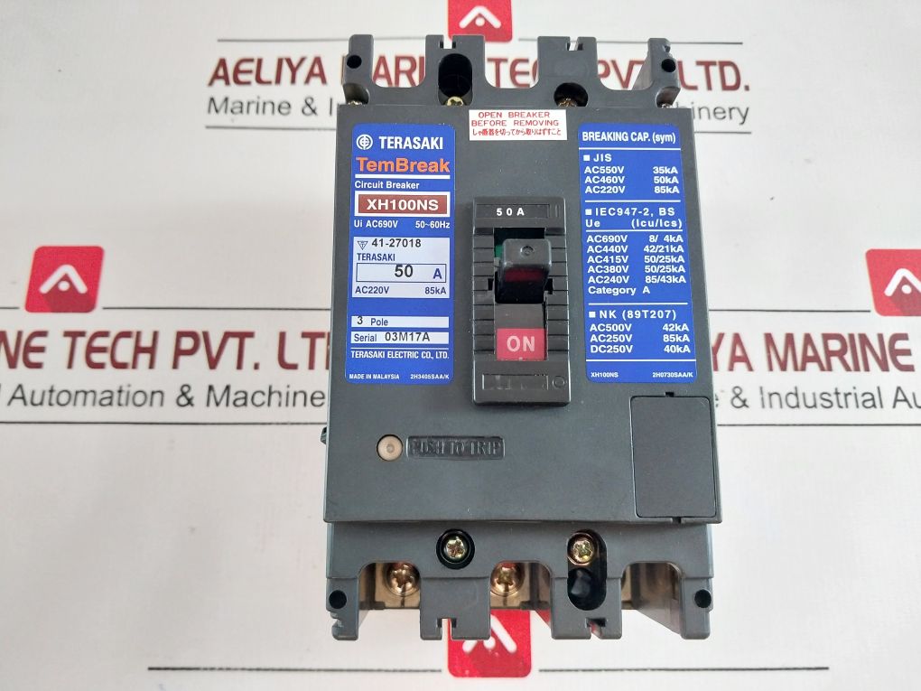 Terasaki Xh100Ns Circuit Breaker 50A
