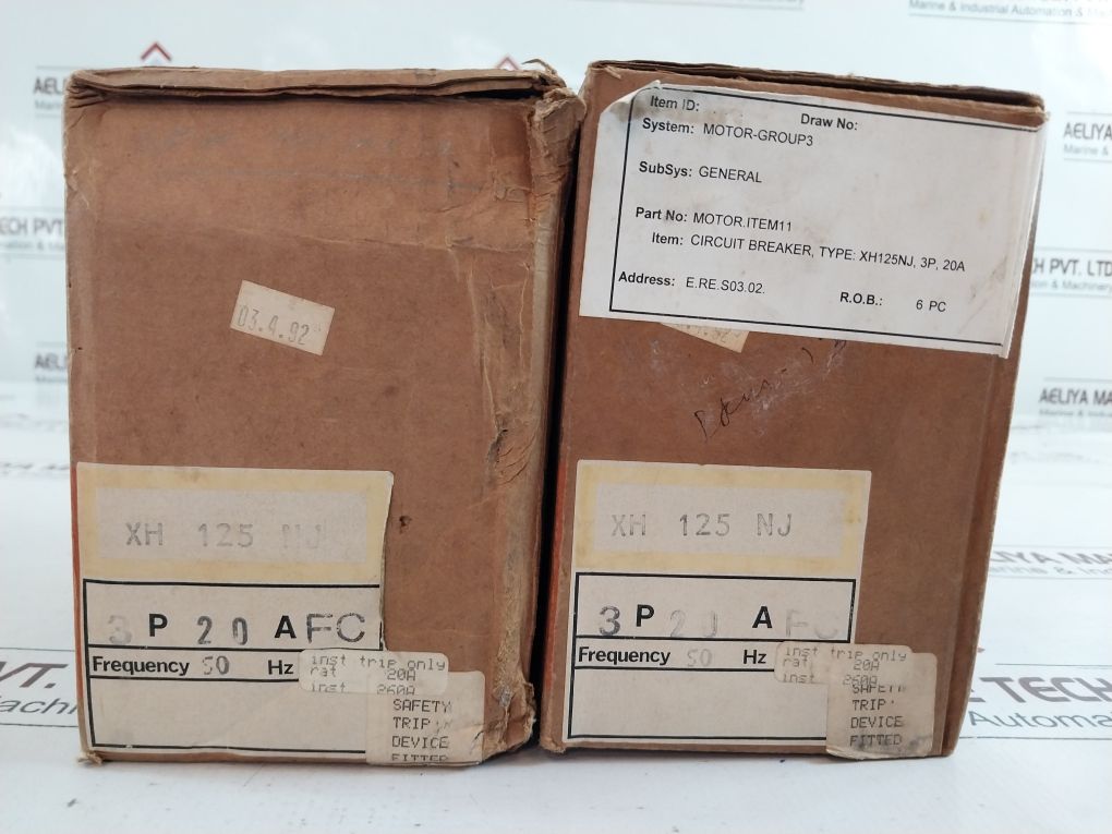 Terasaki Xh125Nj Circuit Breaker 3-pole 20A