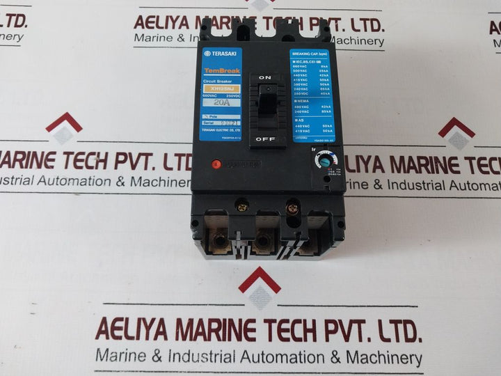 Terasaki Xh125Nj 3 Pole Circuit Breaker 20A 