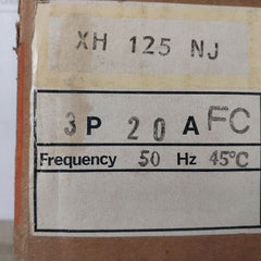Terasaki Xh125Nj Tembreak Circuit Breaker 3-pole 20A