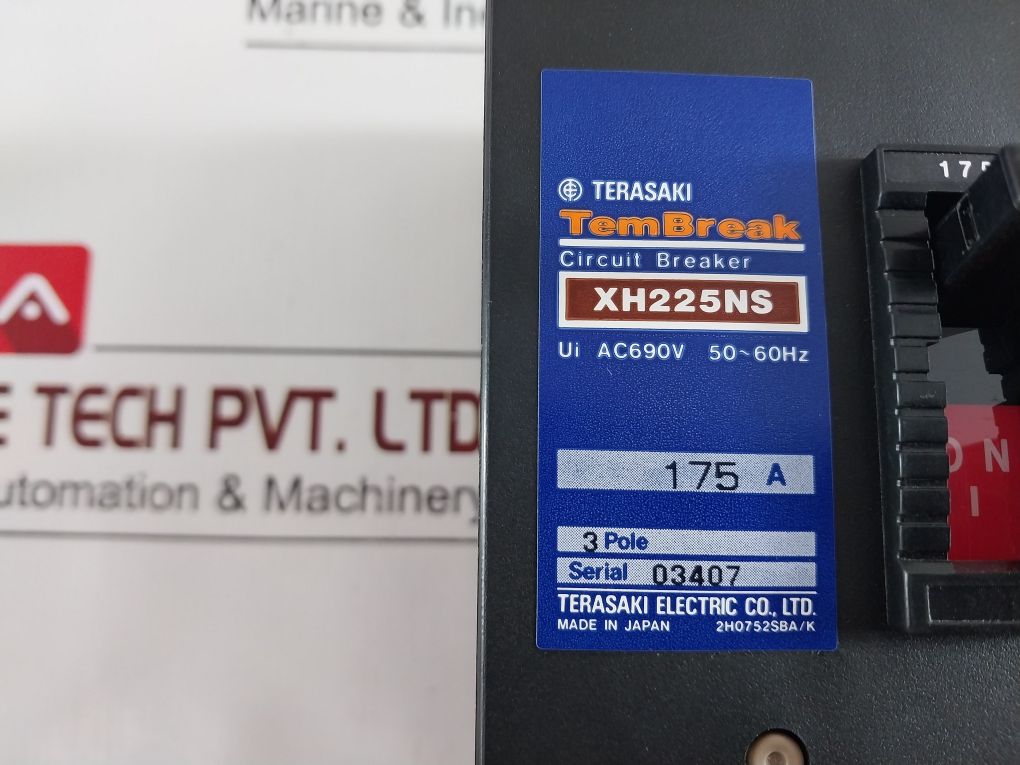 Terasaki Xh225Ns Circuit Breaker 175A
