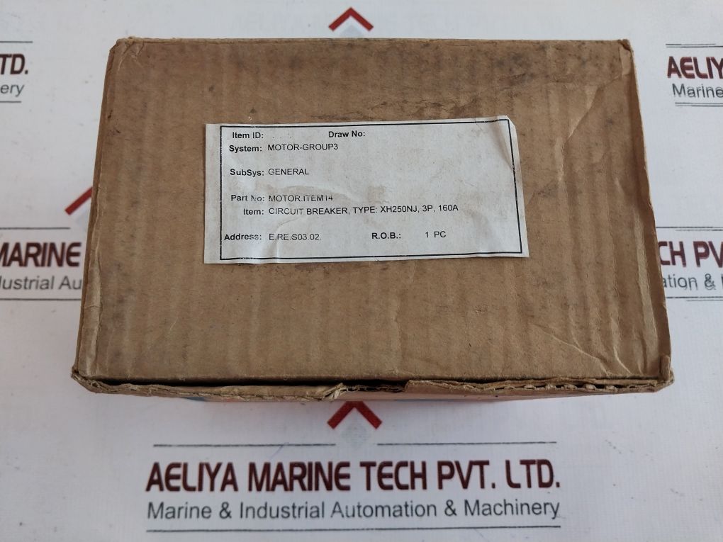 Terasaki Xh250Nj 3-pole Circuit Breaker 160A