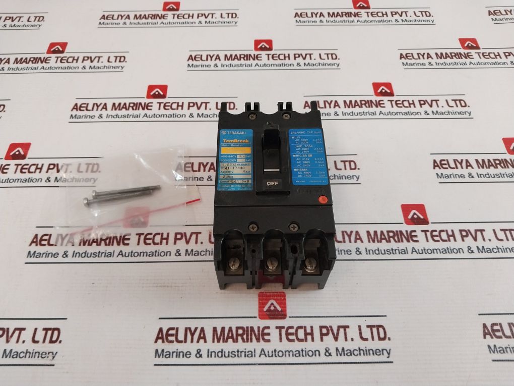 Terasaki Xm30Ns Motor Circuit Breaker 3-pole 400-440V 0.4Kw