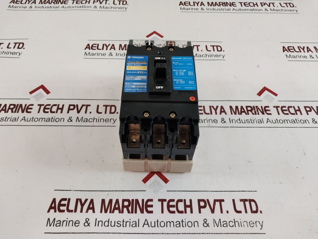 Terasaki Xm30Ps Circuit Breaker 12A 5.5 Kw