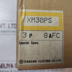 Terasaki Xm30Ps 3 Pole Circuit Breaker 8A,400-440V 3.7Kw