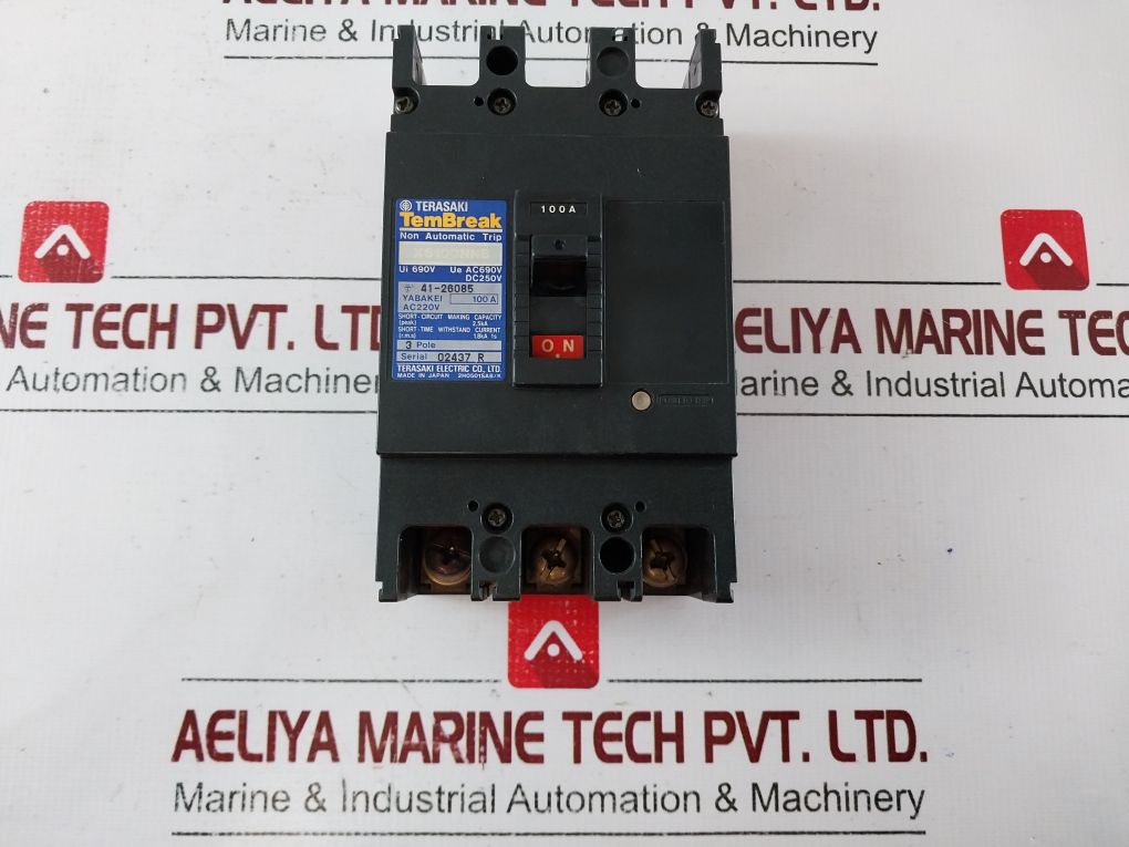 Terasaki Xs100Nnb Circuit Breaker 100A