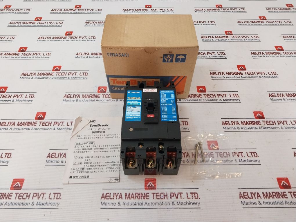 Terasaki Xs100Ns 3 Pole Tem Break Circuit Breaker 20A Ac600V Dc250V
