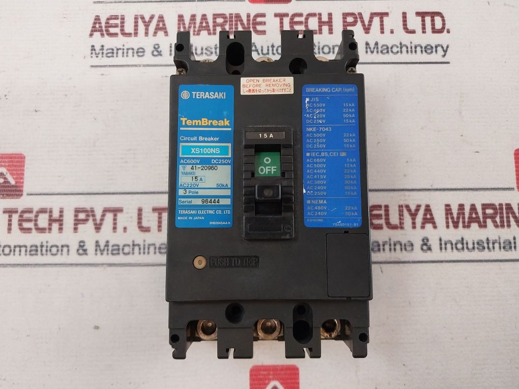 Terasaki Xs100Ns Circuit Breaker