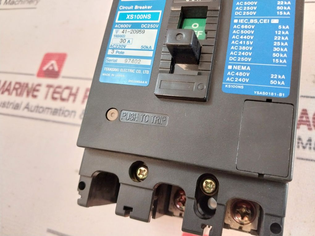 Terasaki Xs100Ns Circuit Breaker Ac200-480V