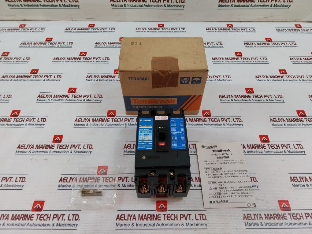 Terasaki Xs100Ns Tembreak Circuit Breaker 3 Pole 15A Ac600V Dc250V