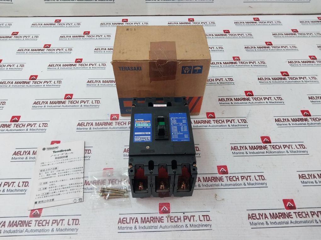 Terasaki Xs225Ns 3 Pole Circuit Breaker 175A Ac690V 50/60Hz