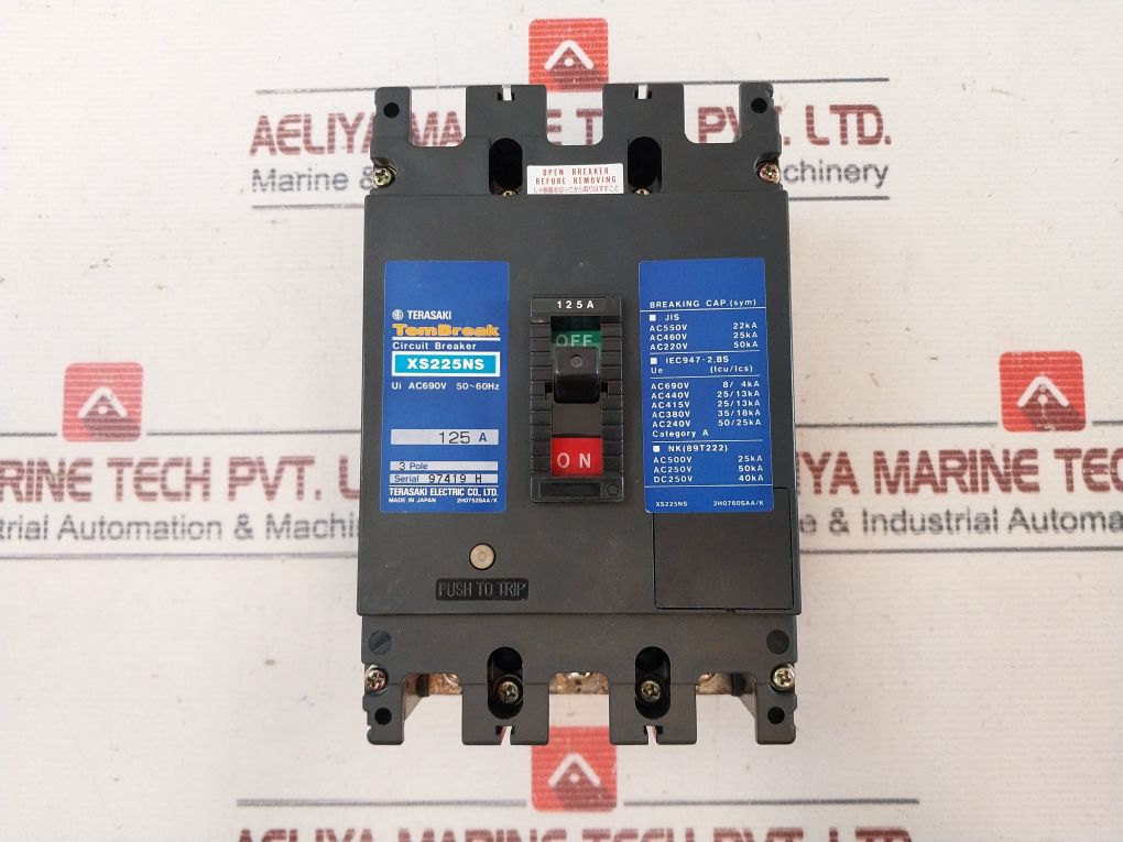 Terasaki Xs225Ns Circuit Breaker 50~60 Hz