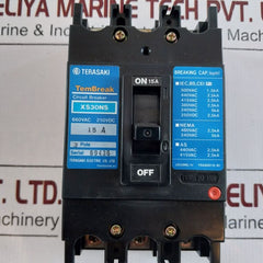 Terasaki Xs30Ns 3-pole Circuit Breaker 15A