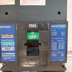 Terasaki Xs400Cs 3 Pole Circuit Breaker Xcu1S