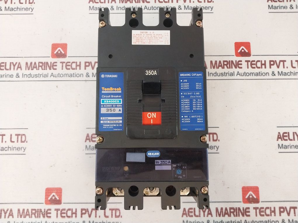 Terasaki Xs400Cs 3 Pole Circuit Breaker