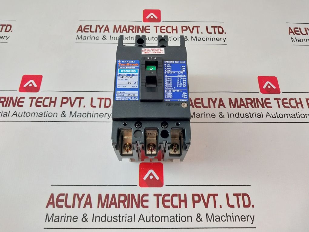 Terasaki Xs50Nb Molded Case Circuit Breaker 30A