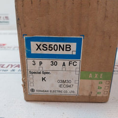 Terasaki Xs50Nb 3 Pole Circuit Breaker Ac660V 30A