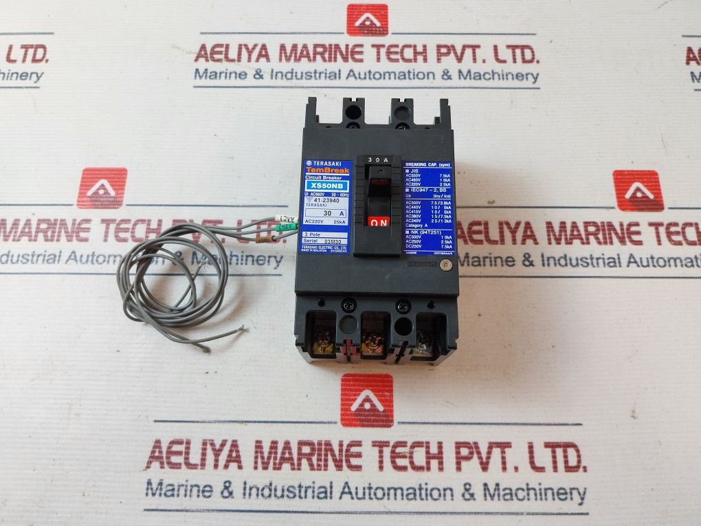 Terasaki Xs50Nb 3 Pole Circuit Breaker Ac660V 30A