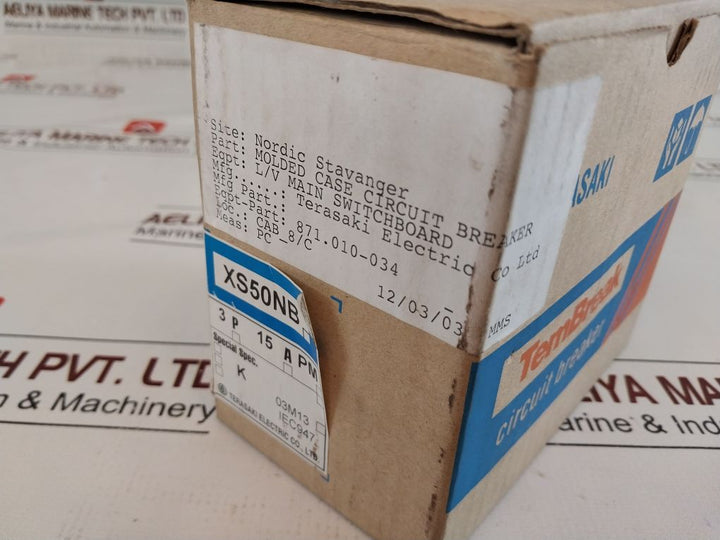Terasaki Xs50Nb Circuit Breaker 15A

