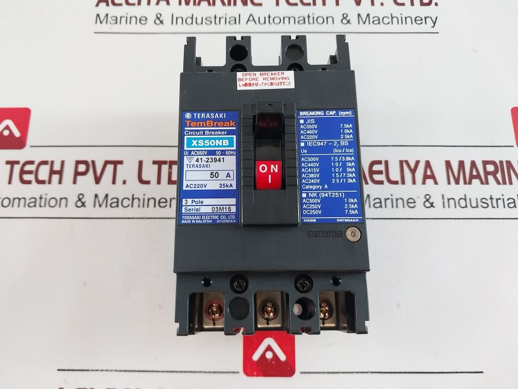Terasaki Xs50Nb Circuit Breaker 50A
