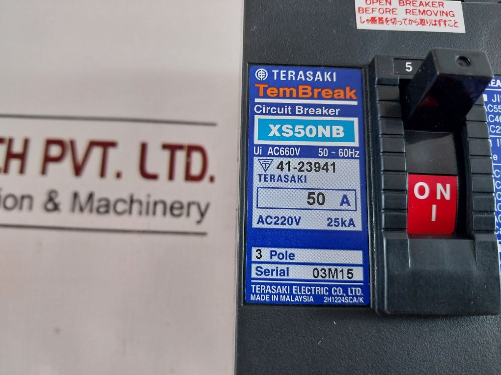 Terasaki Xs50Nb Circuit Breaker 50A
