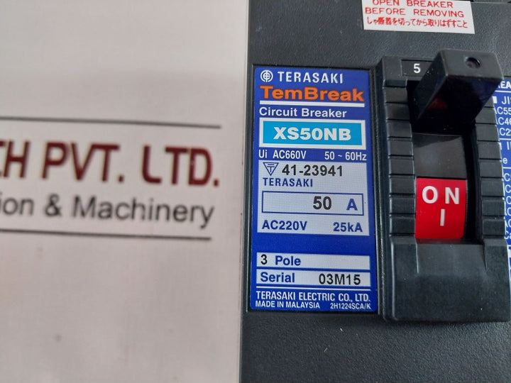 Terasaki Xs50Nb Circuit Breaker 50A

