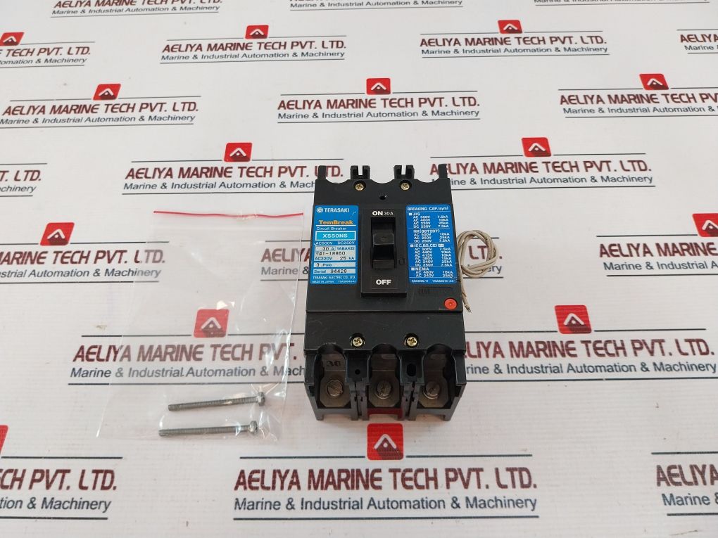 Terasaki Xs50Ns Circuit Breaker 30A Ac220V 25Ka
