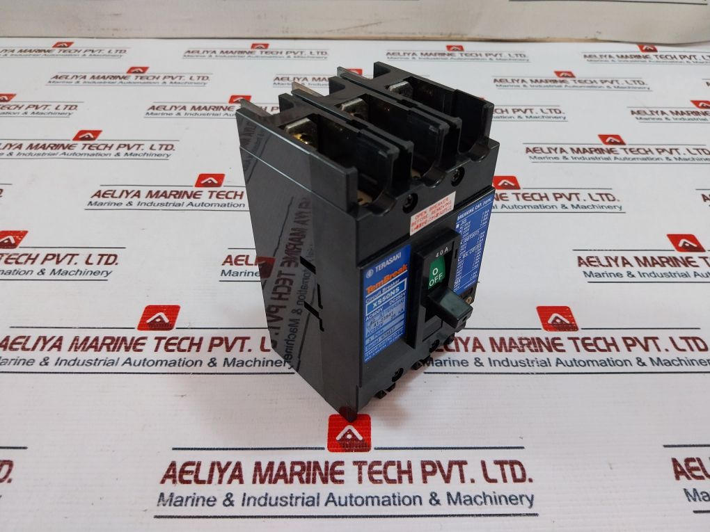 Terasaki Xs50Ns Circuit Breaker 3 Pole 40A Ac600V Dc250V
