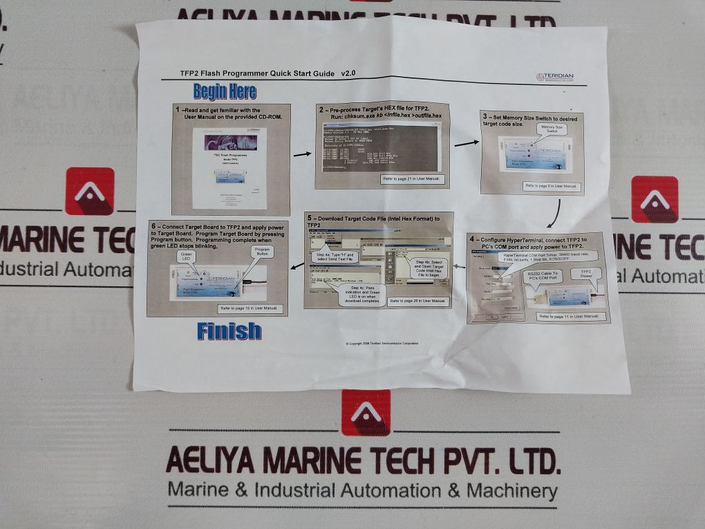 Teridian Tfp2 Flash Programmer Design Evaluation Kit 80515-fpbm-tfp2