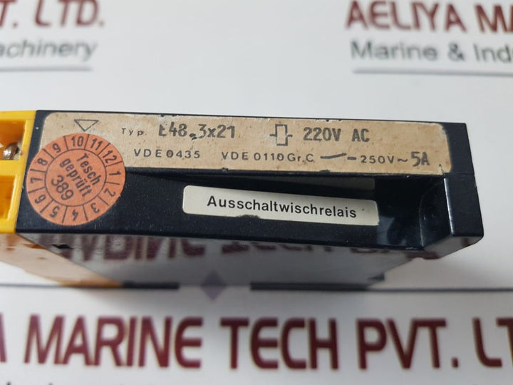 Tesch E48.3×21 Time-off Relay