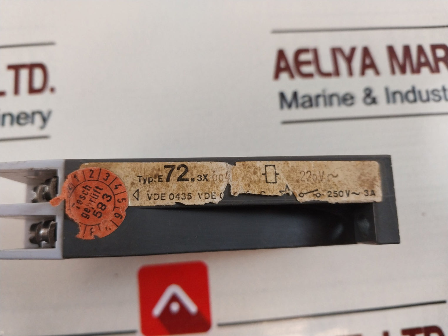 Tesch E72.3X Timing Relay 220V Ac