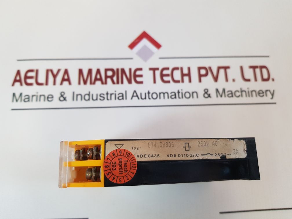 Tesch E74.3X805 Time Delay Relay