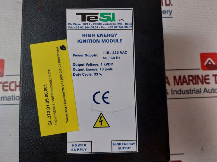 Tesi 9Ext-hev6E01H High Energy Ignition Module 50/60 Hz