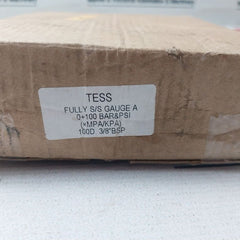 Tess 0-100 Bar Pressure Gauge 0-1400 Psi