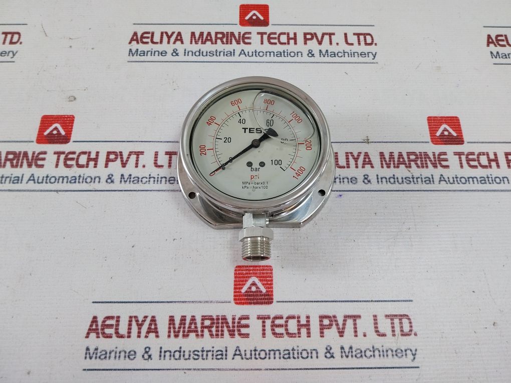 Tess 0-1400 Psi Hydraulic Pressure Gauge