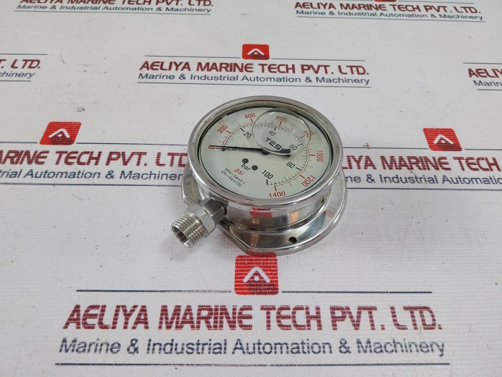 Tess 0-1400 Psi Hydraulic Pressure Gauge