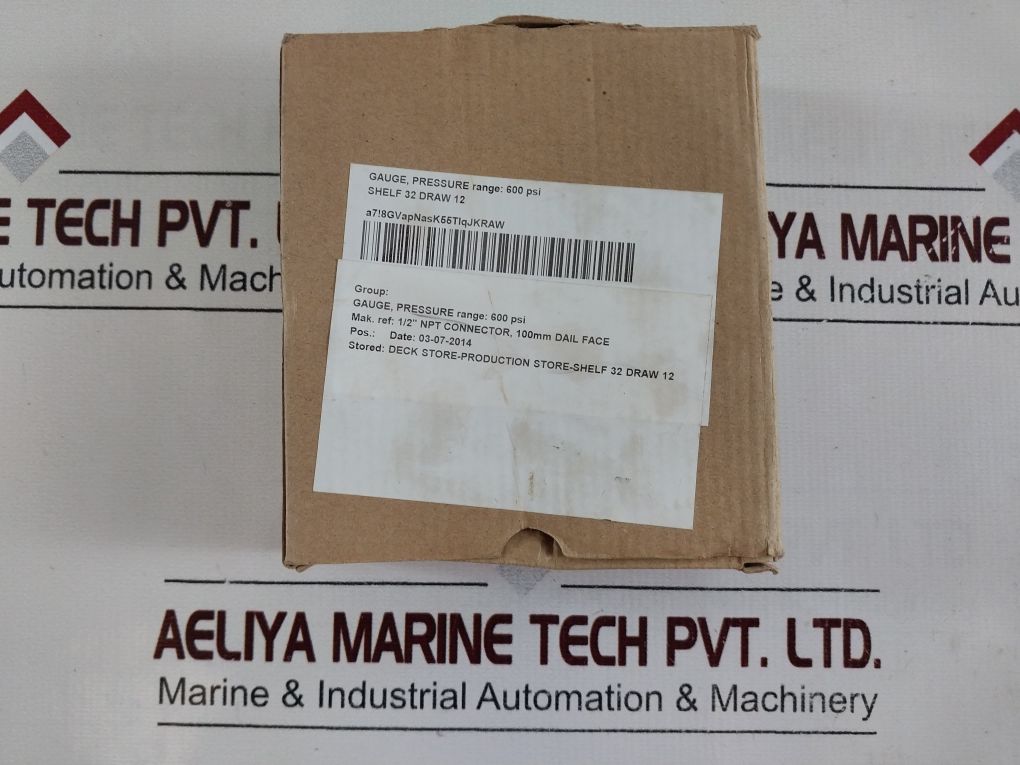 Tess Pressure Gauge 0-600 Psi 0-40 Bar Liquid Filled