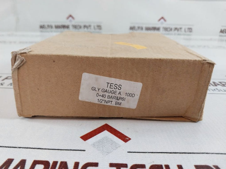 Tess Pressure Gauge 0-600 Psi 0-40 Bar Liquid Filled