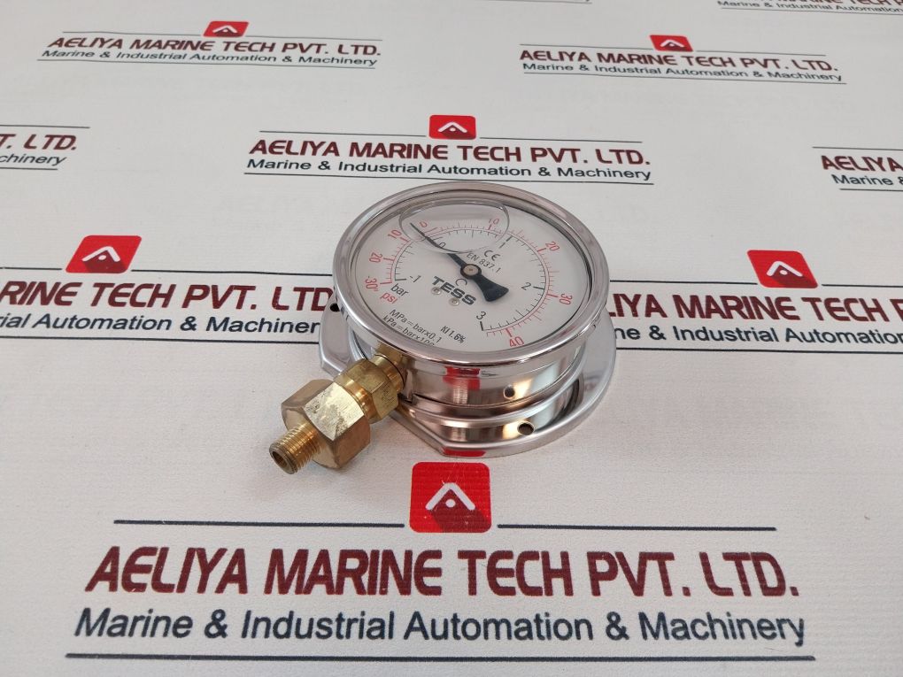 Tess En837.1 Pressure Gauge -30 To 40 Psi