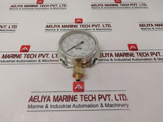 Tess En837.1 Pressure Gauge 0-6 Bar