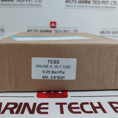 Tess En 837-1 Pressure Gauge 0 To 25 Bar 0 To 350 Psi