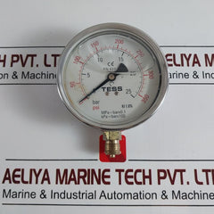 Tess En 837-1 Pressure Gauge 0 To 25 Bar 0 To 350 Psi