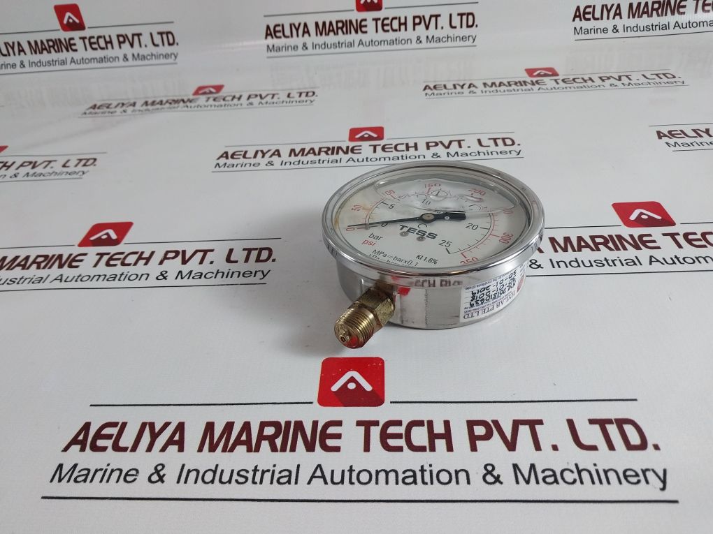 Tess En 837-1 Pressure Gauge 0 To 25 Bar 0 To 350 Psi